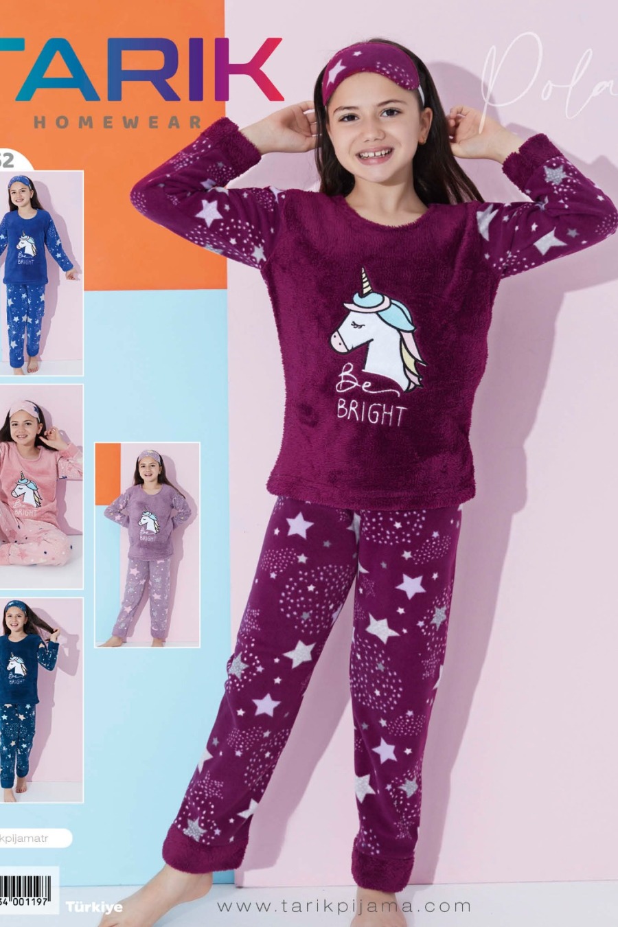 Kız Çocuk Polar Pijama Takım