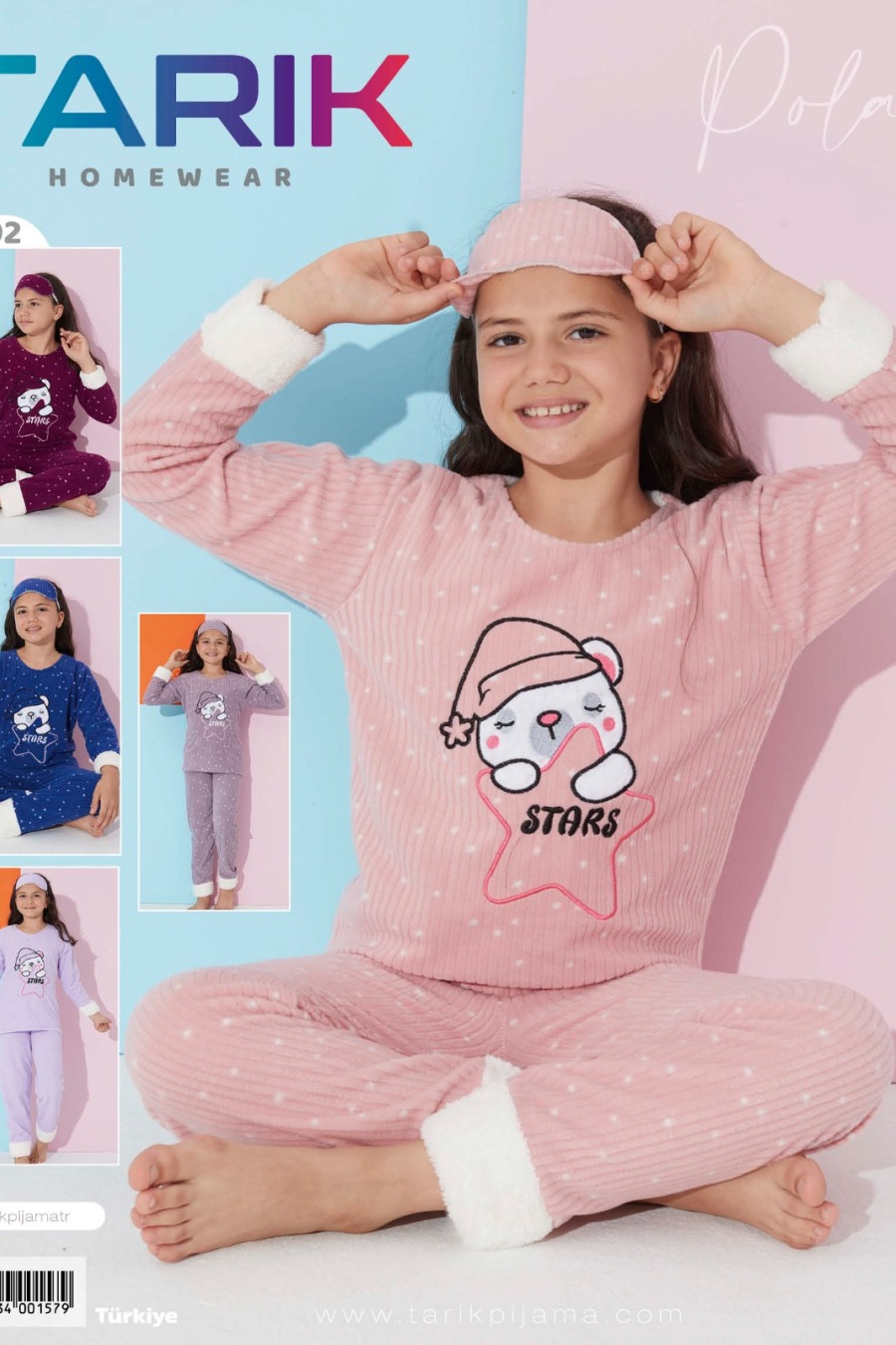 Kız Çocuk Polar Pijama Takımı